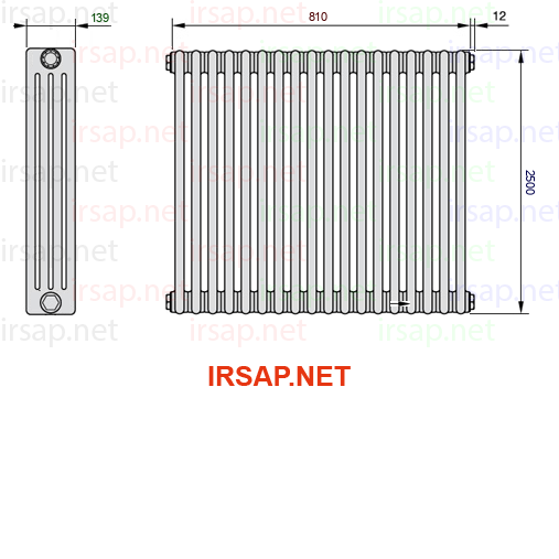 Радиатор IRSAP Tesi 42500/18 T14 CL 01